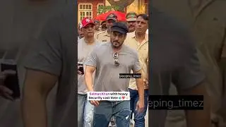 Salman Khan 😲with heavy security cast voting 💪💪#salmankhan #khan #stimez#election