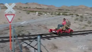 Pedaling Railbikes in Boulder City | Outdoor Nevada