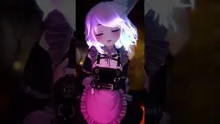 Caramelldansen Maid  #vtuber #vrchat #anime #dance #memes