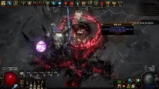 [POE 3.12] Berserker Earthshatter Instant Intimidating Cry vs. T16 100% Delirious (1함성 지면분쇄)