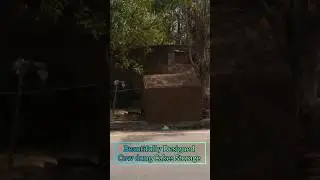 Beautifully Designed Cow dung Cakes Storage #gobharat