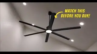 The Best Ceiling Fan for High Ceilings & Open Spaces!