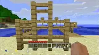 Minecraft Xbox 360 Edition - Fence stacking tutorial
