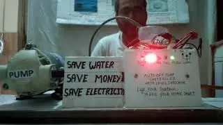 Auto off pump Controller with level indicator