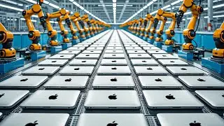 You Won't Believe What Happens Inside An APPLE Laptop FACTORY