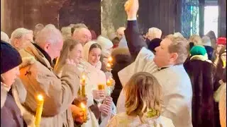 Стрітення у Львові. Освячення свічок в гарнізонному храмі Петра та Павла #львівяквінє #стрітення 