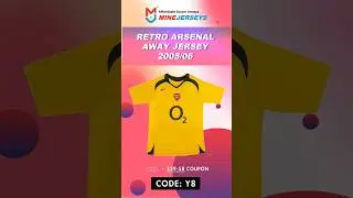 Retro Arsenal Away Jersey 2005/06 #Minejerseys #cheapjersey #soccerjersey #Arsenalfc #Arsenaljersey