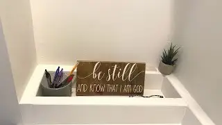 Simple Home Office Tour: Closet Makeover