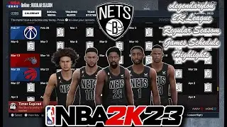 vLegendaryLou 2K League Tournament Regular Season Highlights #2k #nba2k23nextgen #GAMING #2kleague