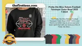 Pretty Ole Miss Rebels Football Taxslayer Gator Bowl 2025 T-Shirt