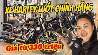 XE HARLEY LƯỚT CH&Iacute;NH H&Atilde;NG GI&Aacute; TỪ 330 TRIỆU | Xe lướt b&aacute;nh b&eacute;o Breakout 595 triệu tại Harley Saigon 🔥