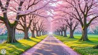 Beautiful Relaxing Music 🌸 Stop Overthinking, Meditation featuring Spring Blossoms 🌸