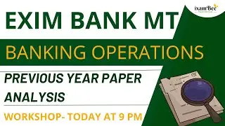 Exim bank MT Banking Operations || Previous year paper Analysis