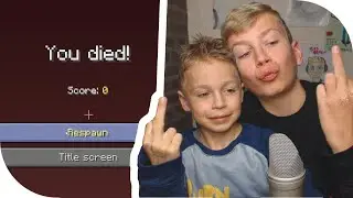 8 JARIGE SPEELT MINECRAFT!