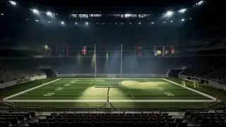 Before Kickoff: Football Night Stadium Atmosphere | 1 Hour Loop