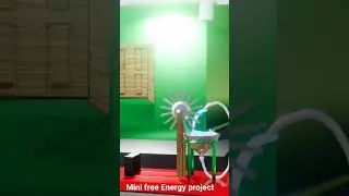 Free Energy waterfall Model | Water-Powered Turbine for Home Electricity | #freeenergy #model #water