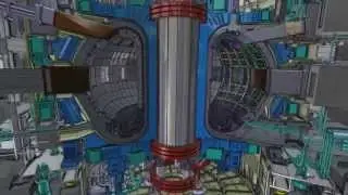 Fly-through the ITER machine