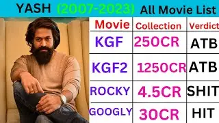 Yash All movie verdict ll  Yash (2012 - 2022) All movie name List l #yash