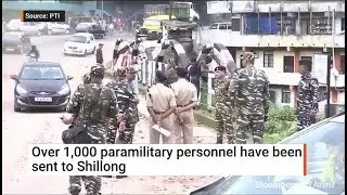 Violence In Shillong Disrupts Normal Life