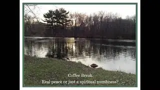 Coffee Break  Real peace or just a spiritual numbness?