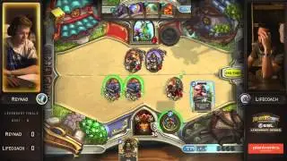 Reynad vs Lifecoach -  Quarterfinal -  ESL Hearthstone Legendary Series Season 2 Finals 1