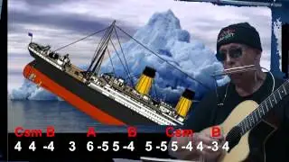 Nº 023 Titanic harmonica( E ) TAB + CHORDS GUITAR Mundharmonika