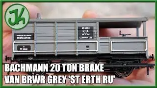 Bachmann 20 Ton Toad Brake Van BR WR Grey 'St Erth RU' - 33-301U - Unboxing and Review