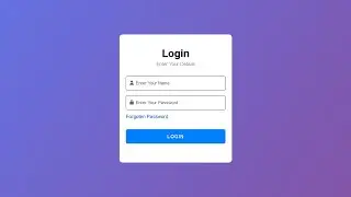 How To Create Login Form In HTML and CSS in Hindi/Urdu | Make Sign In Form Design