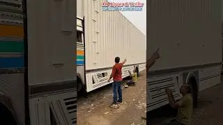 Container 👌#trailer #tipper #containertruck #viral #bulker #truckdriver
