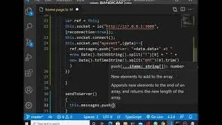 chat application in ionic and node js  using socket.io