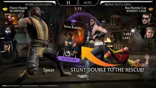 Stunt Double to the Rescue! The Creativity of this Game is Endless | Mortal Kombat Mobile