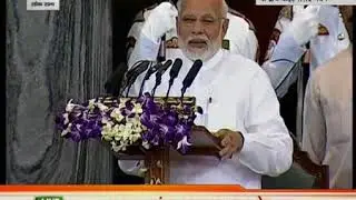 PM Modi addresses a programme to award best Parliamentary