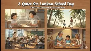 A Day in the Life of a Sri Lankan School Boy  | Ghibli-Style ASMR