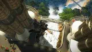 Just Cause 2: Extreme Base Jumping- Through Buildings & Bridges