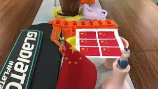 It is easy to make these colorful products. #siliconerubber #machine