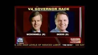Fox News Virginia and New Jersey Governor 2009 Election Night Coverage
