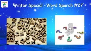 Are you ready for an Amazing Winter Season Special Word Search Puzzle#27 now-Video by Creative Kids!