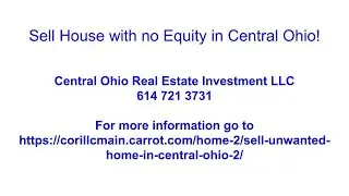 How to Sell a House with no Equity in Central Ohio