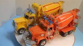Cement Mixer Orange1 25th Ertyl 0070 092 Both Good Movie Movie