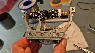 1958 Cadillac - Reparatur des Tacho - repair of speedometer