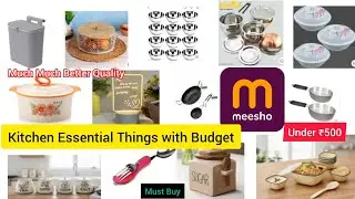 🛍️Budget Friendly Kitchen Things at Meesho|MeeshoFinds@saranyaumasankar94