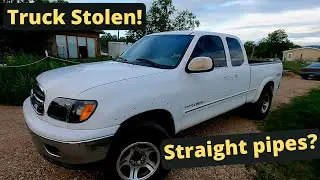 Catalytic converter thieves! Stolen truck is back, and loud