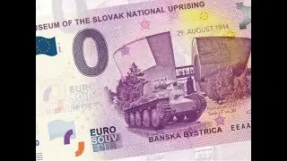 Prv&aacute; slovensk&aacute; 0 euro souvenir bankovka