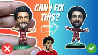 Fixing Mo SALAH Liverpool FC Soccerstarz figure, إصلاح مجسم محمد صلاح ليفربول