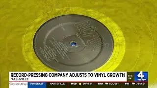 Record-pressing company adjusts to vinyl growth
