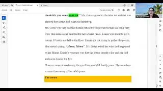 CSEC ENG B - Prose Analysis - Mint Tea by Christine Craig