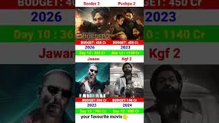 Border 2 Box Office Collection | Sunny Deol, Allu Arjun Pushpa 2, Yash Kgf 2, SRK Jawan, Collection