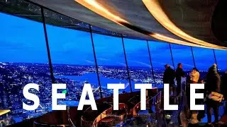 Seattle Space Needle Walking Tour Adventure at Night🚶&zwj;♂️🌃 (views from the Space Needle)