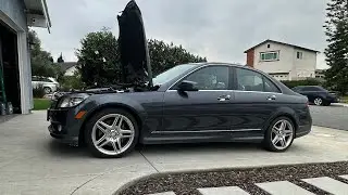 Mercedes C350 Oil Change & Air Filter Service &ndash; Smooth Idle and Better MPG