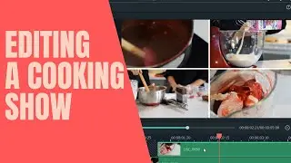 How to use split screen in Wondershare FilmoaX for cooking shows